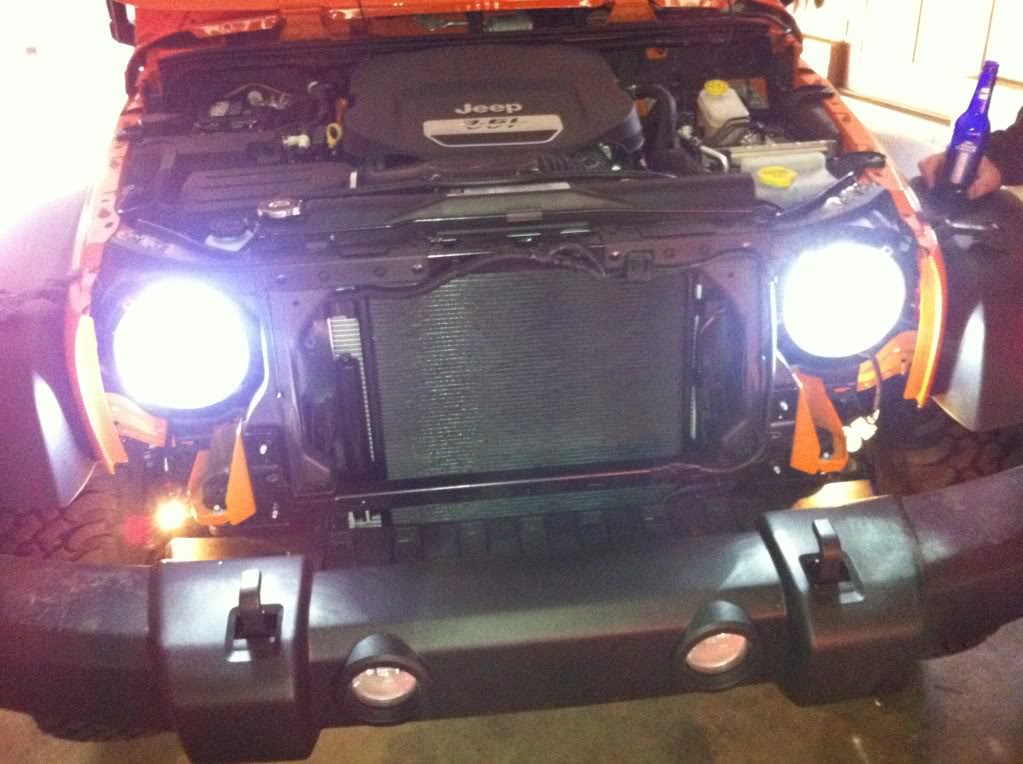 Replacing headlights 2010 jeep wrangler #3