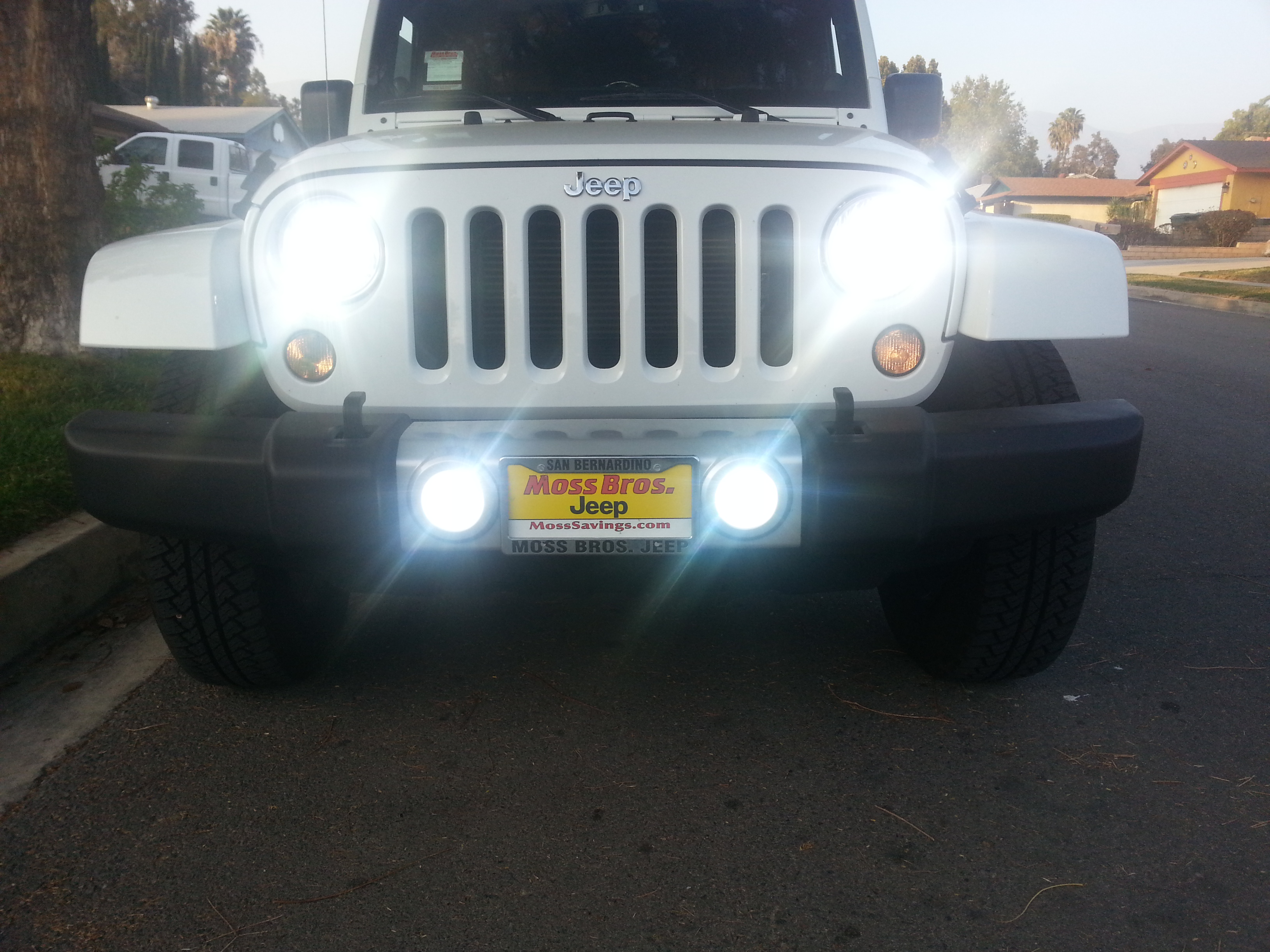 Jeep wrangler hid conversion headlights #2